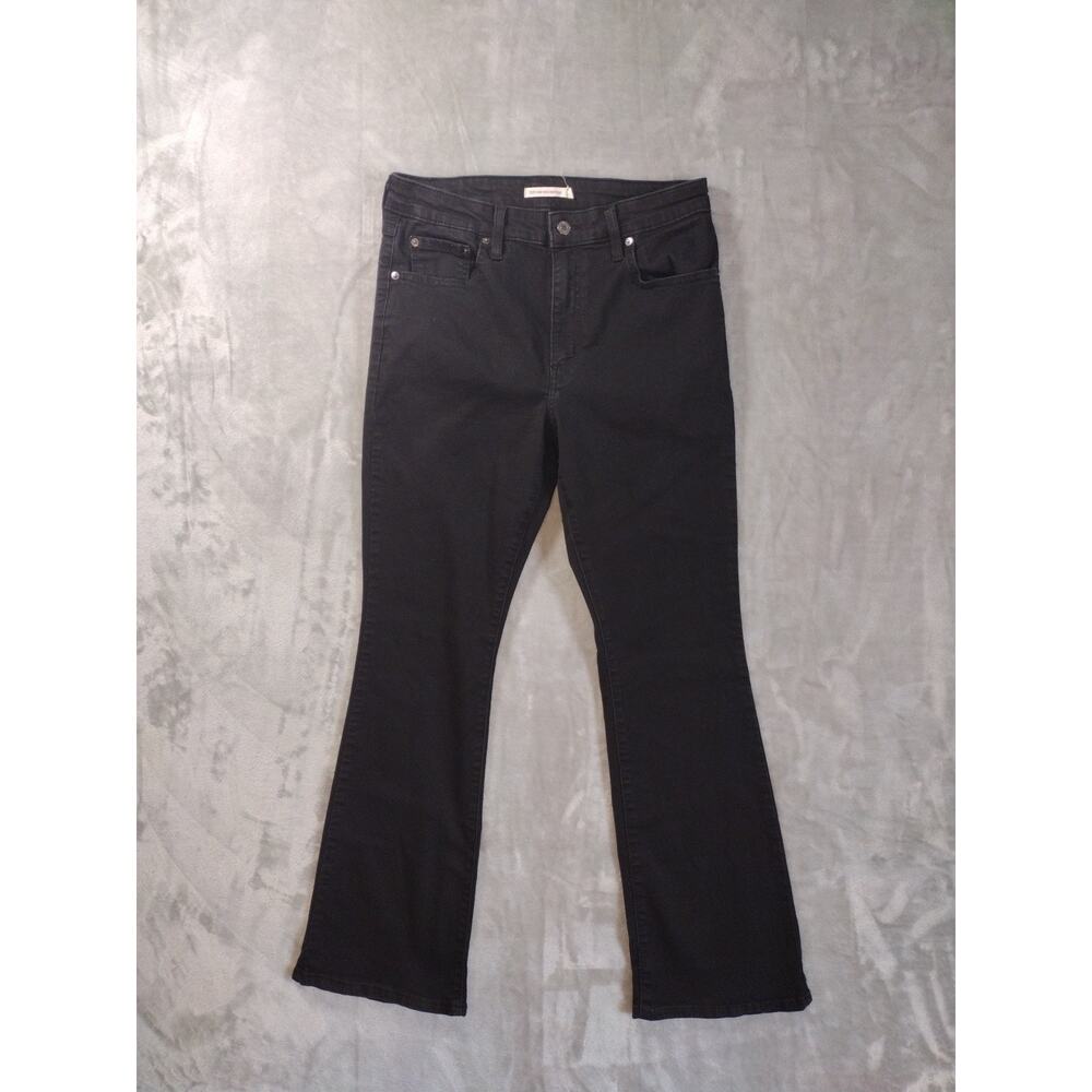 Levis 725 High-Rise Bootcut Womens 31 Black Western Cowgirl Casual Americana